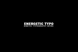 Energetic Typo Kinetic Typography Intro 19925427