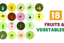 Fruits And Vegetable Food Premiere Pro Element Pack Template 44635742