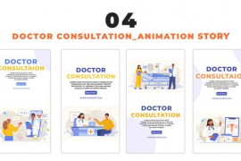 Flat 2D Vector Healthcare Doctor Instagram Story 48626454