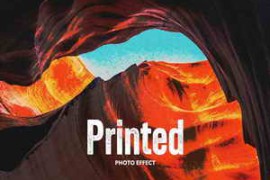 Retro Printed Photo Effect for Photoshop