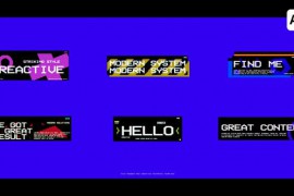Pixel Titles For After Effects 43053076