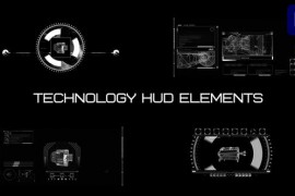 Technology Hud Elements for Premiere Pro 51637378