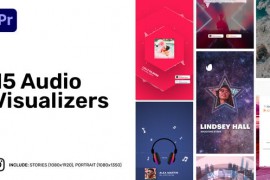 Modern Instagram Audio Visualizers for Premiere Pro 49719031