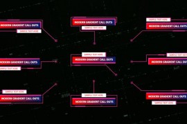 Modern Gradient Call Outs | After Effects 48719349