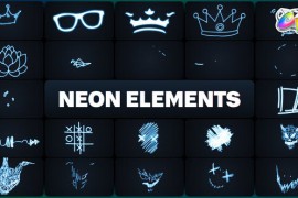 Neon Elements for FCPX 50742123