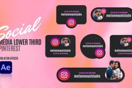 Social Media Lower Thirds - Instagram 48801660
