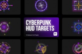 Cyberpunk Targets for Premiere Pro 44755871