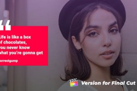 Modern Animated Quotes | Final Cut Pro 47342219