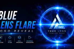 Free Download:Blue Lens Flare Logo Reveal 63265490