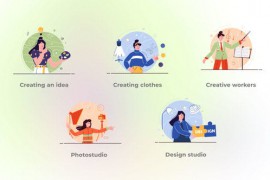 Creative Workers - Flat Concept 44739890