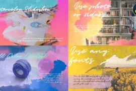 Watercolor Ink Slideshow | DaVinci Resolve 45191031