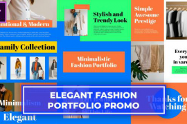 Minimalistic Fashion Portfolio Slideshow MOGRT for Premier Pro 49660132