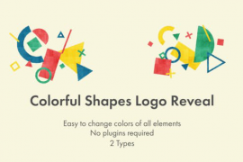 Colorful Shapes Logo Reveal 48695054