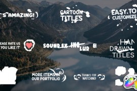 Cartoon 2D Titles | FCPX 24384674