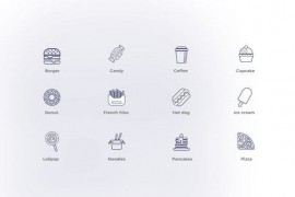 Fastfood - Outline Icons 46804056