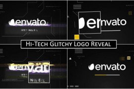Hi-Tech Glitchy Logo Reveal 7685939