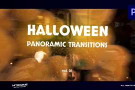 Halloween Panoramic Transitions Vol. 01 for Premiere Pro 48475029