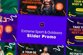 Extreme Sport & Outdoors Slider Promo MOGRT 46365341