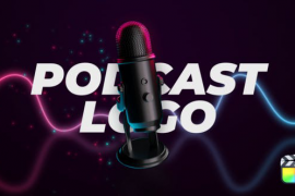 Podcast Microphone Logo Reveal 50941550