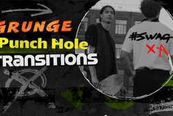Free Download:Grunge Punch Hole Transitions 64236590