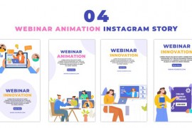 Flat Style Online Presentation Animation Instagram Story 48058937