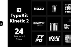 Typo Kit Kinetic V2 Titles for After Effects 44574596