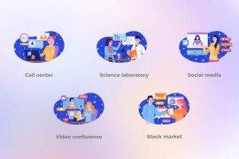 Social media - Blue concepts 42098791