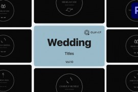 Wedding Titles for Premiere Pro Vol. 10 49000037