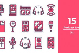 Podcast Icon Premiere Pro 50436485