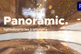 Lights & Particles Panoramic Transitions for Premiere Pro Vol. 01 47411072