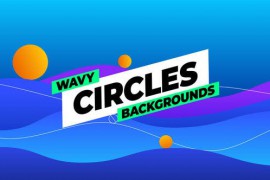 Wavy Circles Backgrounds 51285163