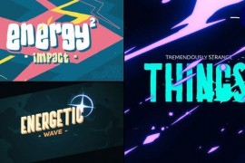 2D Energy Text Logo Reveals [Premiere Pro] 45826397