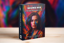 Twirl Corner Bounce RGB for Premiere Pro 52556395