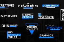 Elegant Lower Third Titles 44871844