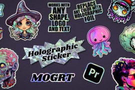Holographic Sticker | Premiere Pro 46030134