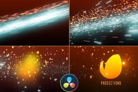Cinematic Light Streaks Logo - DaVinci Resolve 33285139