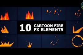 Cartoon Fire | DaVinci Resolve 48846278