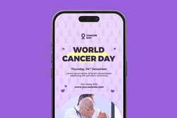 Free Download:Cancer Day Vertical Promo 60531551