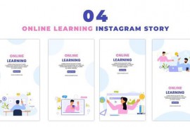 Online Learning Premium Vector Instagram Story 47455919