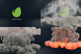 Smoke Logo for DaVinci Resolve 47794155