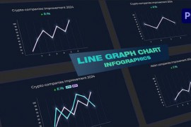 Line Graph Chart Infographics | MOGRT 50448966