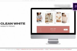 Clean White Website Promo 43126739