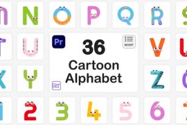 Cartoon Alphabet For Premiere Pro 45723482