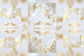 Luxury Wedding Invitation Card 43184769