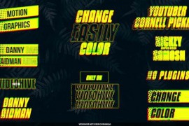 Glitch Clean Title Lower Thirds 52325524