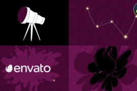 Telescope and Constellation Logo Opener for DaVinci Resolve 47230785