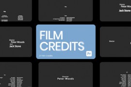Film Credits For Premiere Pro 45836970