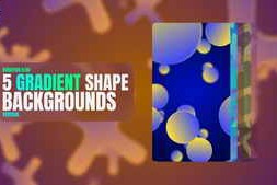 Free Download:Gradient Shape Backgrounds 59844352