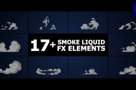 Smoke Liquid Style Elements | Premiere Pro MOGRT 50357753