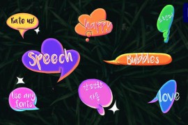 Spray Paint Speech Bubbles | Premiere Pro MOGRT 47575567
